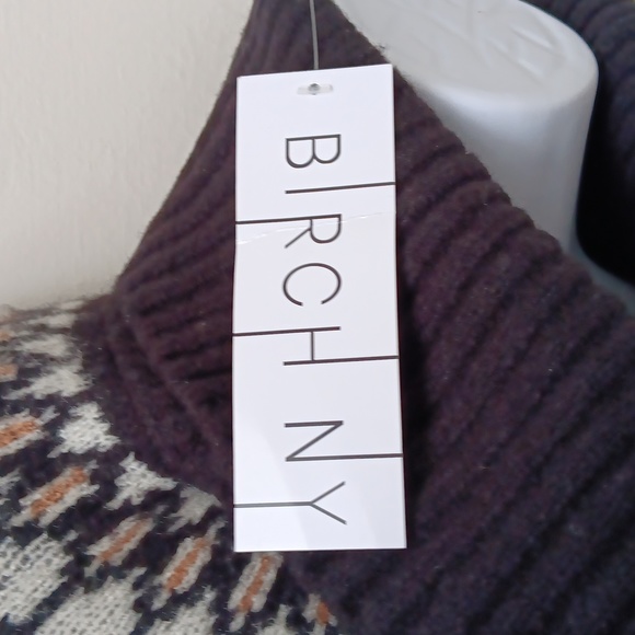 BIRCH NY sweater sz large cowl neck sift NWTs - Picture 9 of 12